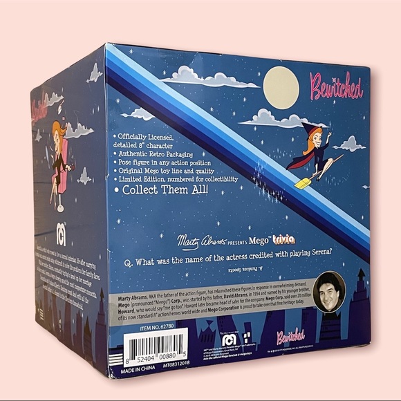 SOLD! MEGO 2018 Bewitched 2 Figure Set 8" Endora & groovy Serena dolls - Picture 8 of 14